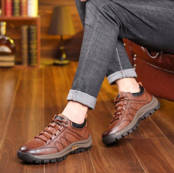 Waterproof Orthopaedic Leather Men's Shoes