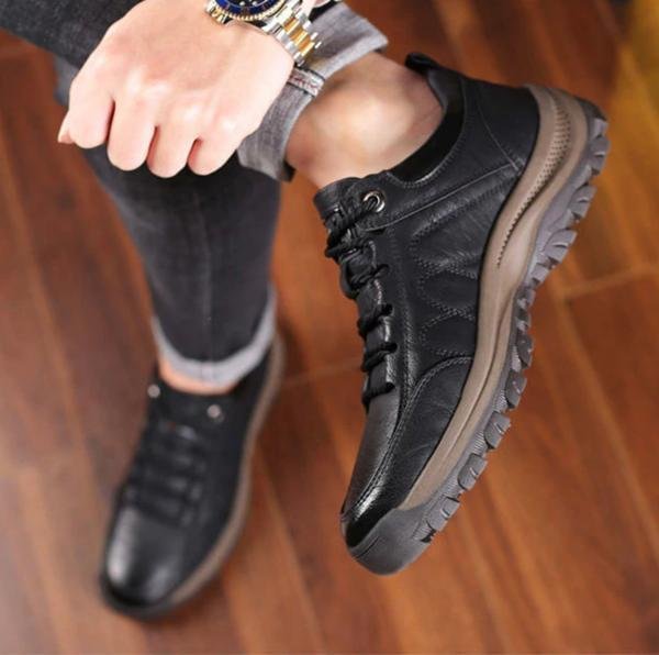 Waterproof Orthopaedic Leather Men's Shoes